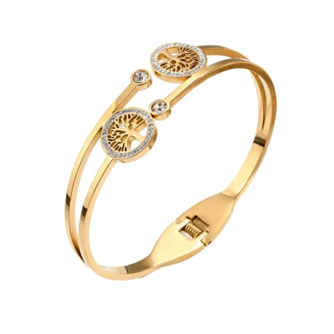 Tree of Life open Bracelet for Women