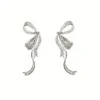 Elegant Bowknot Stud Earrings for Women