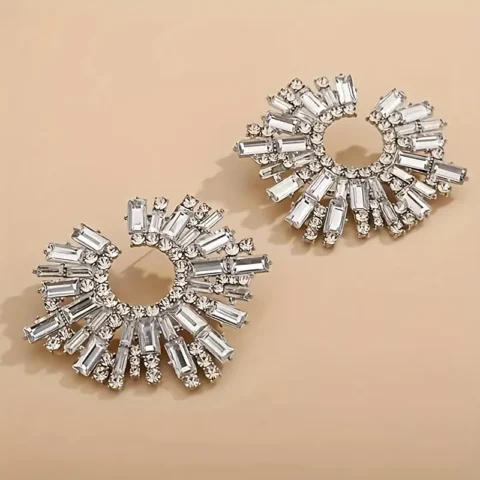 Sparkling Flower Design Rhineston